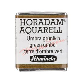 Schmincke Horadam Yarım Tablet Yeşil Umber Sulu Boya