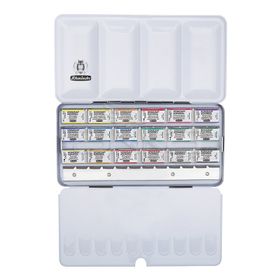 Schmincke Kod:74318 Horadam Aquarell 18 Renk 1/1 Tablet Sulu Boya Seti