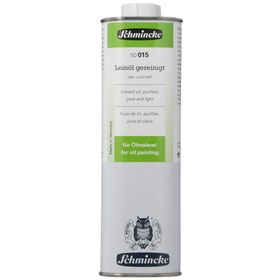 Schmincke Medium 015 1000 ml Linseed Oil Rafine Keten Yağı