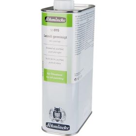 Schmincke Medium 015 1000 ml Linseed Oil Rafine Keten Yağı