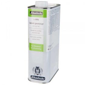 Schmincke Medium 015 1000 ml Linseed Oil Rafine Keten Yağı