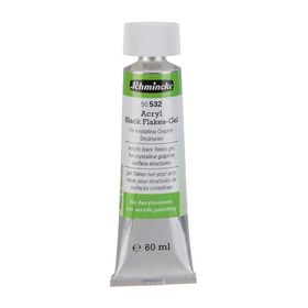 Schmincke Medium 532 60 ml Black Flakes Gel Siyah Parçalı Jel
