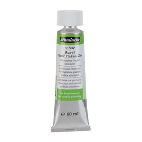 Schmincke Medium 532 60 ml Black Flakes Gel Siyah Parçalı Jel