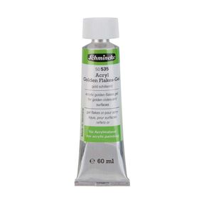 Schmincke Medium 535 60 ml Golden Flakes Gel Altın Parçalı Jel