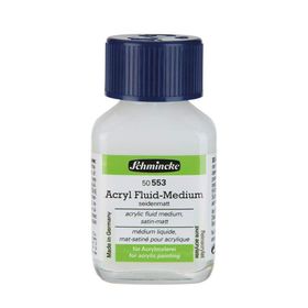 Schmincke Medium 553 60 ml Fluid Medium Semi Mat Yarı Mat Sıvı Akrilik Medyumu