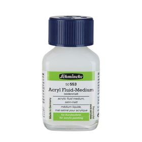 Schmincke Medium 553 60 ml Fluid Medium Semi Mat Yarı Mat Sıvı Akrilik Medyumu