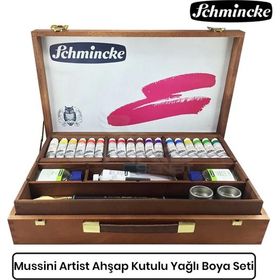 Schmincke Mussini 70 430 Artist Ahşap Kutulu Yağlı Boya Seti