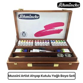 Schmincke Mussini 70 430 Artist Ahşap Kutulu Yağlı Boya Seti