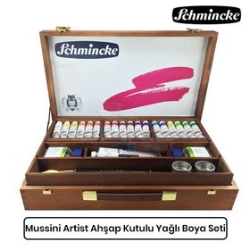 Schmincke Mussini 70 430 Artist Ahşap Kutulu Yağlı Boya Seti