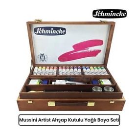 Schmincke Mussini 70 430 Artist Ahşap Kutulu Yağlı Boya Seti