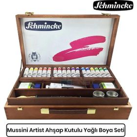 Schmincke Mussini 70 430 Artist Ahşap Kutulu Yağlı Boya Seti
