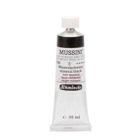 Schmincke Mussini Artists Profesyonel 35 ml Seri 1 Mineral Black 10783 Yağlı Boya
