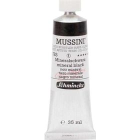Schmincke Mussini Artists Profesyonel 35 ml Seri 1 Mineral Black 10783 Yağlı Boya