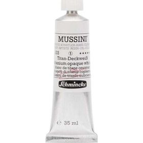 Schmincke Mussini Artists Profesyonel 35 ml Seri 1 Titanium Opaque White 10103 Yağlı Boya