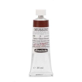 Schmincke Mussini Artists Profesyonel 35 ml Seri 1 Transparent Brown Oxide 10669 Yağlı Boya