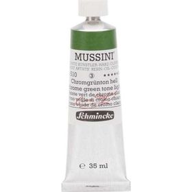 Schmincke Mussini Artists Profesyonel 35 ml Seri 3 Chrome Green Light 10510 Yağlı Boya