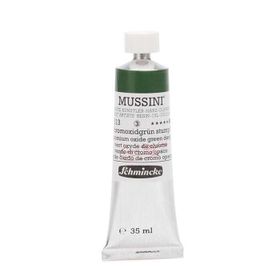 Schmincke Mussini Artists Profesyonel 35 ml Seri 3 Chromium Oxide Green Deep 10513 Yağlı Boya