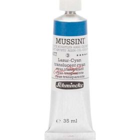 Schmincke Mussini Artists Profesyonel 35 ml Seri 3 Cyan Transparent 10477 Yağlı Boya