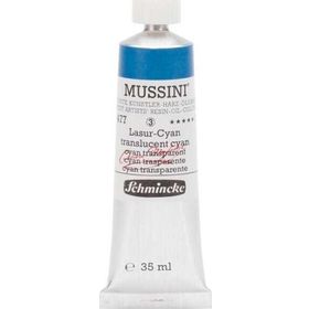Schmincke Mussini Artists Profesyonel 35 ml Seri 3 Cyan Transparent 10477 Yağlı Boya
