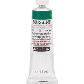 Schmincke Mussini Artists Profesyonel 35 ml Seri 3 Helio Green Deep 10518 Yağlı Boya