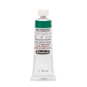 Schmincke Mussini Artists Profesyonel 35 ml Seri 3 Helio Green Deep 10518 Yağlı Boya