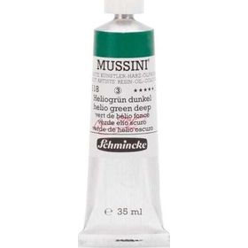 Schmincke Mussini Artists Profesyonel 35 ml Seri 3 Helio Green Deep 10518 Yağlı Boya