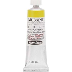 Schmincke Mussini Artists Profesyonel 35 ml Seri 3 Transparent Golden Green 10534 Yağlı Boya