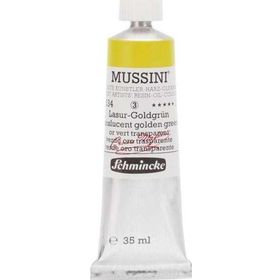 Schmincke Mussini Artists Profesyonel 35 ml Seri 3 Transparent Golden Green 10534 Yağlı Boya