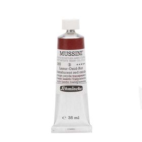 Schmincke Mussini Artists Profesyonel 35 ml Seri 3 Transparent Red Oxide 10365 Yağlı Boya
