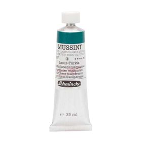 Schmincke Mussini Artists Profesyonel 35 ml Seri 3 Turquoise Transparent 10497 Yağlı Boya