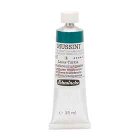 Schmincke Mussini Artists Profesyonel 35 ml Seri 3 Turquoise Transparent 10497 Yağlı Boya