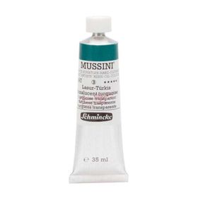 Schmincke Mussini Artists Profesyonel 35 ml Seri 3 Turquoise Transparent 10497 Yağlı Boya