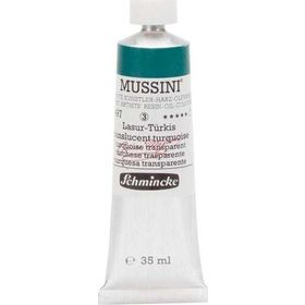 Schmincke Mussini Artists Profesyonel 35 ml Seri 3 Turquoise Transparent 10497 Yağlı Boya