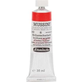 Schmincke Mussini Artists Profesyonel 35 ml Seri 4 Brillant Scarlet 10340 Yağlı Boya