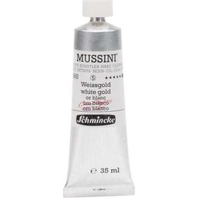 Schmincke Mussini Artists Profesyonel 35 ml Seri 4 White Gold 10860 Yağlı Boya