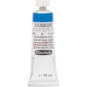 Schmincke Mussini Artists Profesyonel 35 ml Seri 5 Cobalt Blue Light 10480 Yağlı Boya