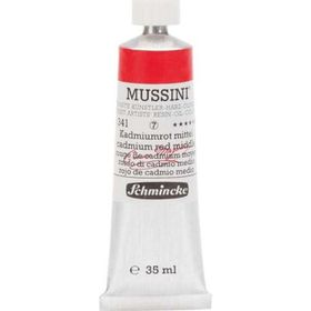 Schmincke Mussini Artists Profesyonel Boya 35 ml Seri 6 Cadmium Red Medium 10341 Yağlı Boya