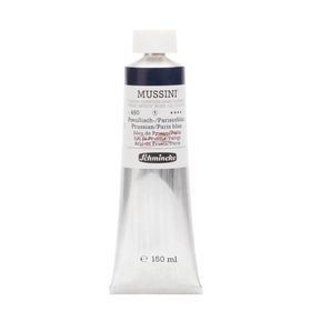 Schmincke Mussini No:490 Prussian/Paris Blue Seri 1 150 ml Yağlı Boya