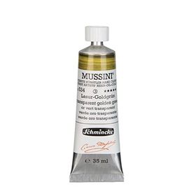Schmincke Mussini No:534 Translucent Golden Green Seri 3 35 ML Yağlı Boya
