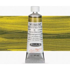 Schmincke Mussini No:534 Translucent Golden Green Seri 3 35 ML Yağlı Boya