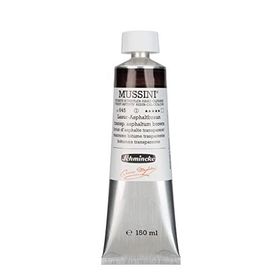 Schmincke Mussini No:645 Asphaltum Black Translucent Seri 1 150 ml Yağlı Boya