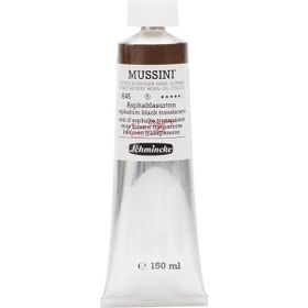 Schmincke Mussini No:645 Asphaltum Black Translucent Seri 1 150 ml Yağlı Boya