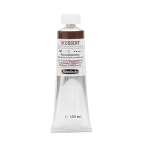 Schmincke Mussini No:645 Asphaltum Black Translucent Seri 1 150 ml Yağlı Boya