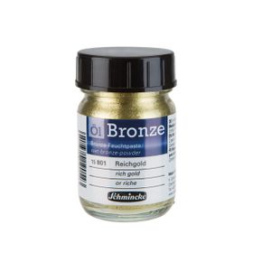 Schmincke Oil Bronze No:801 Rich Gold Yaldız Pigment 50 ml Yağlı Boya