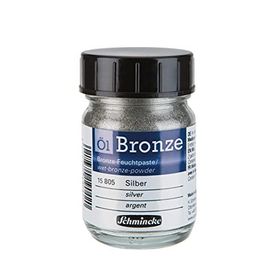Schmincke Oil Bronze No:805 Silver Yaldız Pigment 50 ml Yağlı Boya