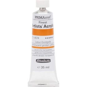 Schmincke Primacryl Artist 674 Translucent Golden Yellow 35 ml Akrilik Boya