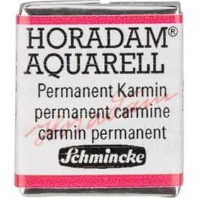 Schmincke Seri 3 353 Permanent Carmine Horadam Aquarell Artist Yarım Tablet Sulu Boya