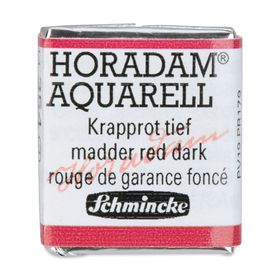 Schmincke Seri 3 354 Madder Red Dark Horadam Aquarell Artist Yarım Tablet Sulu Boya