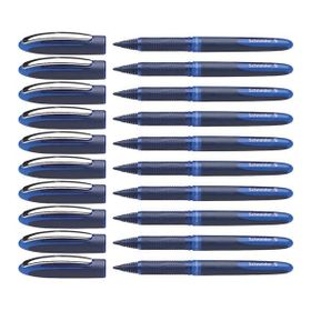 Schneider 10 Adet One Business 0.6 mm Roller Mavi Kalem