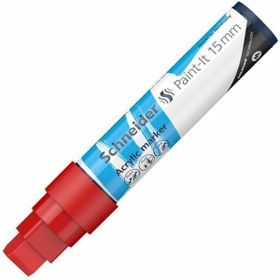 Schneider 15 mm Kırmızı 330 Marker Akrilik